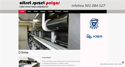 Desktop Screenshot of czescipoligrafia.com